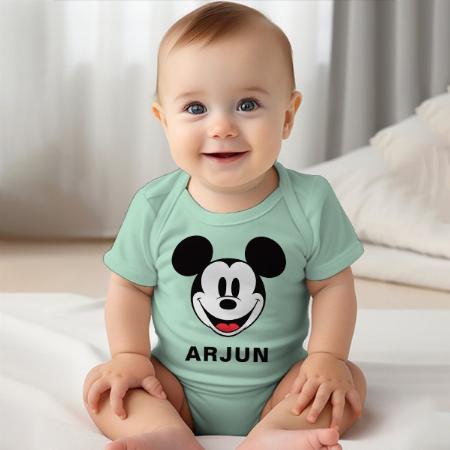 Cartoon Customized Photo Printed Infant Romper for Boys & Girls
