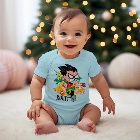 Crazy Guy Customized Photo Printed Infant Romper for Boys & Girls