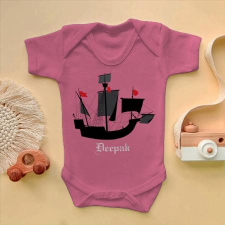 Sailor Customized Photo Printed Infant Romper for Boys & Girls