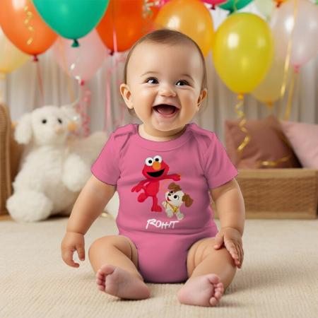 Happy Kids Customized Photo Printed Infant Romper for Boys & Girls