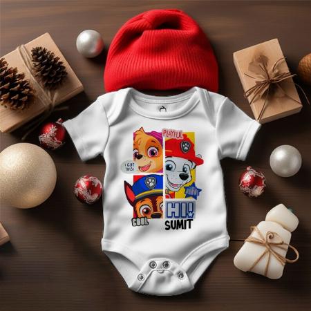 Playful Customized Photo Printed Infant Romper for Boys & Girls
