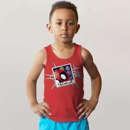 Superhero Customized Kid’s Cotton Vest Tank Top