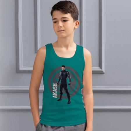 Superhero Customized Kid’s Cotton Vest Tank Top