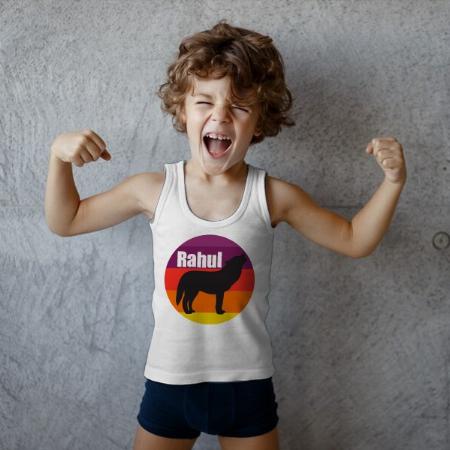 Lone Wolf Customized Kid’s Cotton Vest Tank Top