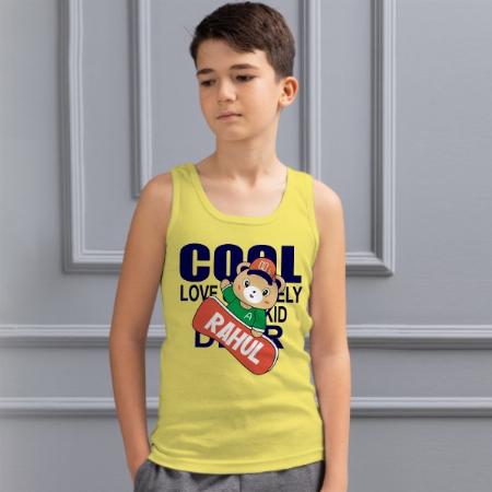 Cool Kid Customized Kid’s Cotton Vest Tank Top