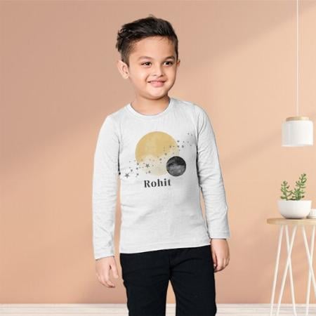 Galaxy Customized Full Sleeve Kid’s Cotton T-Shirt