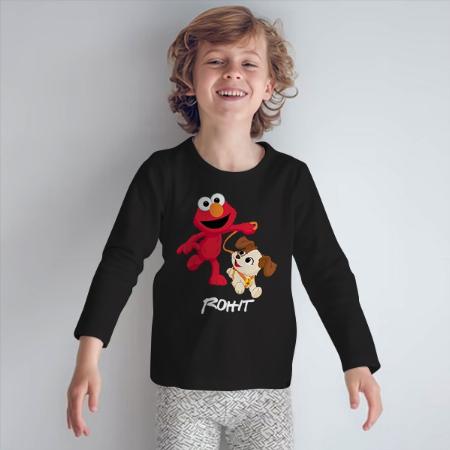 Happy Kids Customized Full Sleeve Kid’s Cotton T-Shirt