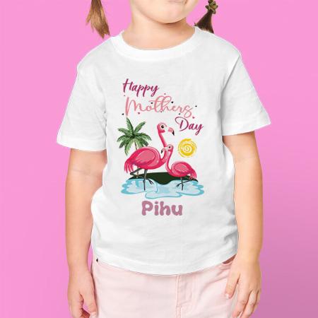 Happy Mother's Day Customized Half Sleeve Kid’s Cotton T-Shirt