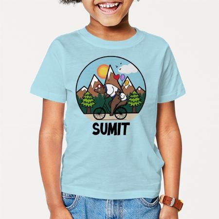 Nature Customized Half Sleeve Kid’s Cotton T-Shirt