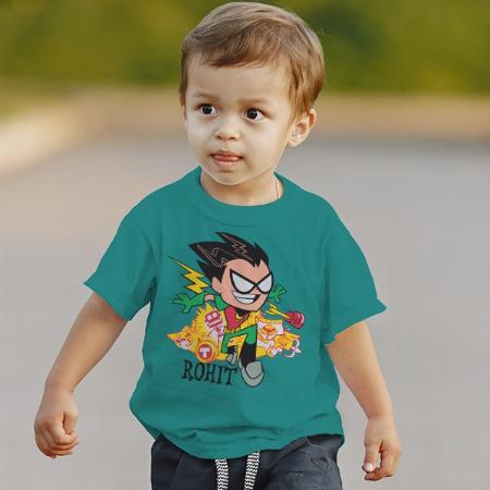 Crazy Guy Customized Half Sleeve Kid’s Cotton T-Shirt