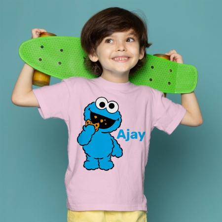 Cookie Eater Customized Half Sleeve Kid’s Cotton T-Shirt