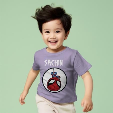 Superhero Customized Half Sleeve Kid’s Cotton T-Shirt