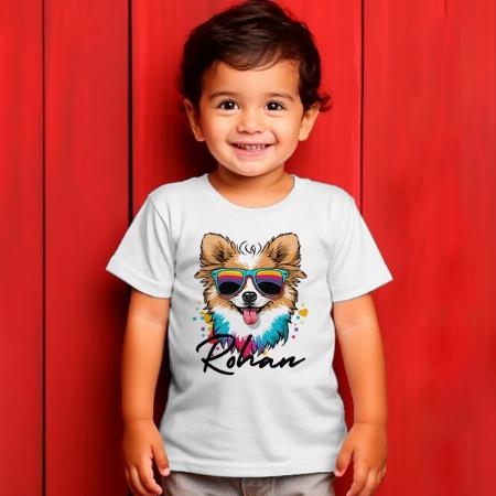 Cool Dog Customized Half Sleeve Kid’s Cotton T-Shirt