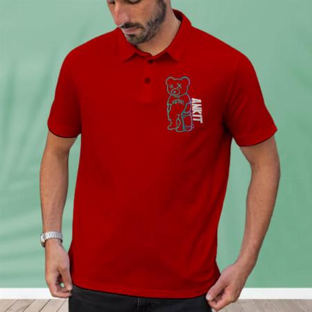 Cool Teddy Polo Customized Half Sleeve Men’s Cotton Polo T-Shirt