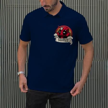 Superhero Polo Customized Half Sleeve Men’s Cotton Polo T-Shirt