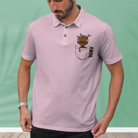 Cool Pocket Polo Customized Half Sleeve Men’s Cotton Polo T-Shirt