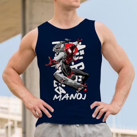 Funky Superhero Customized Tank Top Vest for Men