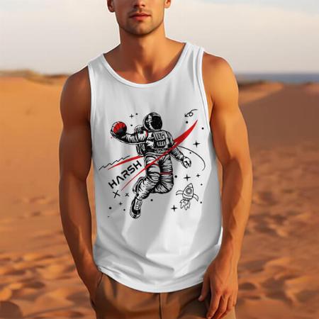 Play in Space Customized Tank Top Vest for Men
