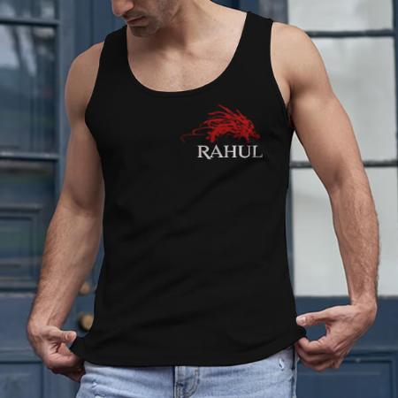 Red Dragon Customized Tank Top Vest for Men