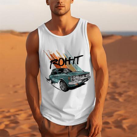 Fast Car Customized Tank Top Vest for Men