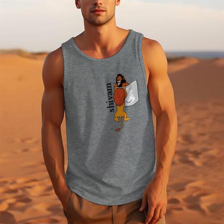 Hang in There Customized Tank Top Vest for Men