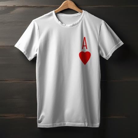 Heart with Monogram Customized Printed Men's Half Sleeves Cotton T-Shirt