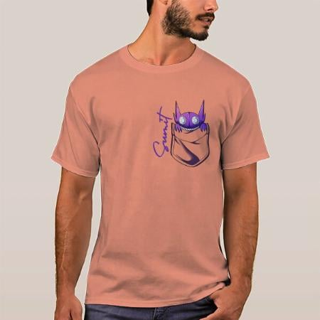 Pocket Monster Customized Printed Men's Half Sleeves Cotton T-Shirt