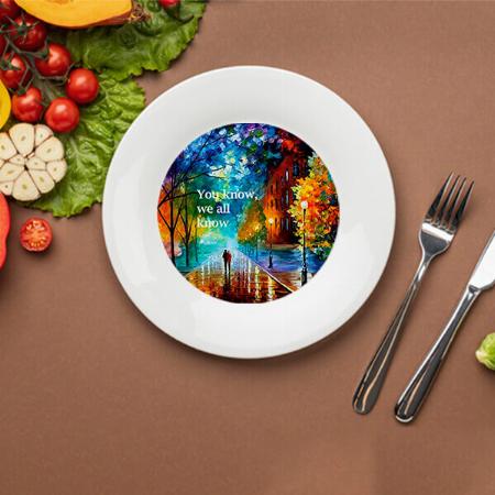 Decorative Customized Dinner Plate