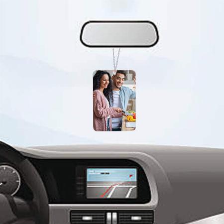 Customized Photo Printed Car Hanging - 2 Side Print