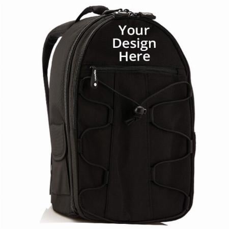 Black Customized Backpack for SLR/DSLR Cameras and Accessories