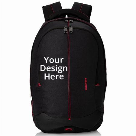 Black and Red Customized Gear Outlander 36 Litres Casual Backpack