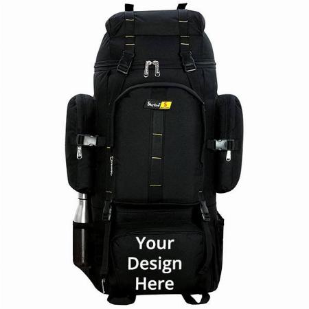 Black Customized Hiking/Trekking/Travelling/Camping Backpack Bag Rucksack Unisex Bag