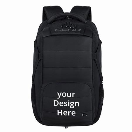 Black Customized Gear 30 Litres Laptop Backpack