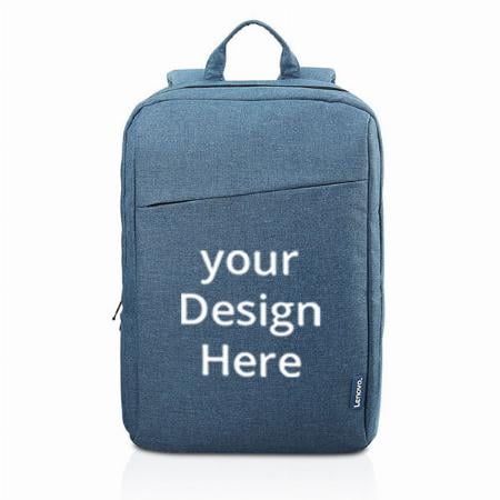 Blue Customized Lenovo Laptop Backpack 39.62 cm (15.6") Water Repellent Backpack