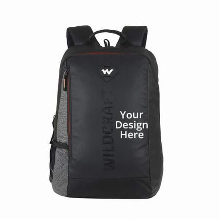 Black Customized Wildcraft 21 Ltrs Laptop Backpack