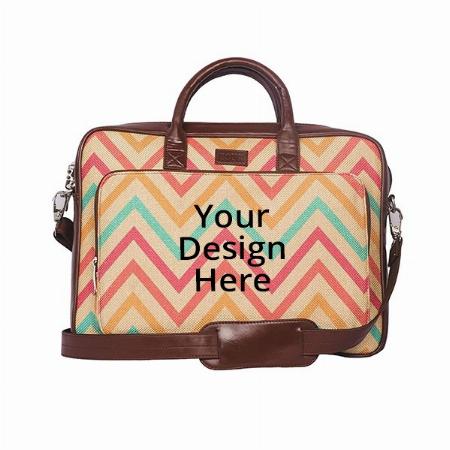 Multicolour Customized Laptop Bag