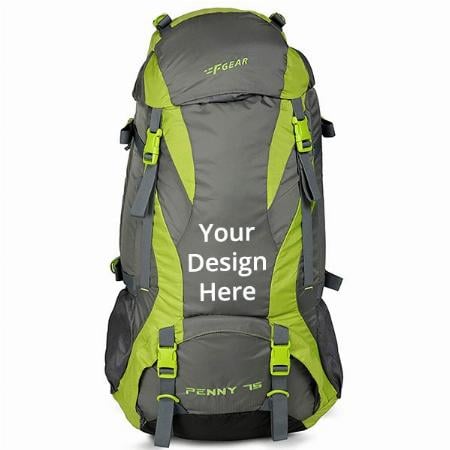 Green And Gry Customized F Gear Penny 75 Litre Rucksack