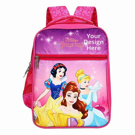Pink Customized Princess Designed 20 litre Kid's School Bag