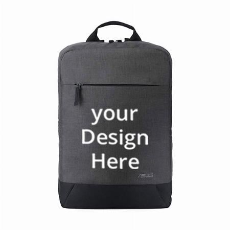 Dark Grey Customized Asus Laptop Backpack