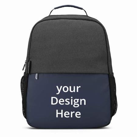 Blue and Black Customized Lenovo Backpack