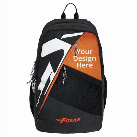 Grey Orange Customized F Gear 39 Litres Laptop Backpack