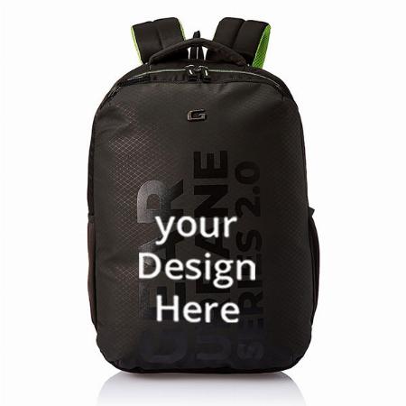 Black Customized Gear Executive 23 Litres Anti-Theft Laptop Backpack