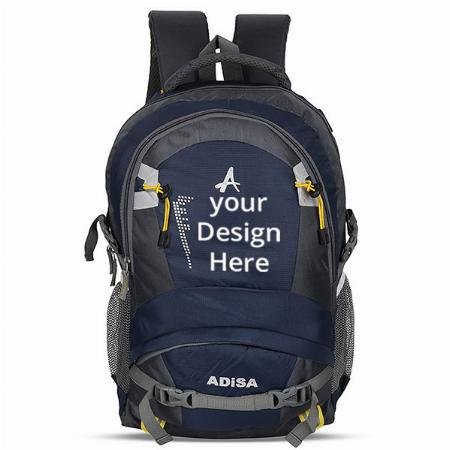 Navy Blue Customized 15.6" Laptop Backpack Office Bag College, Travel 32 Ltrs Back Pack