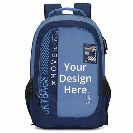 Blue Customized Laptop Backpack (Dimensions 32 x 20 x 48 cm)