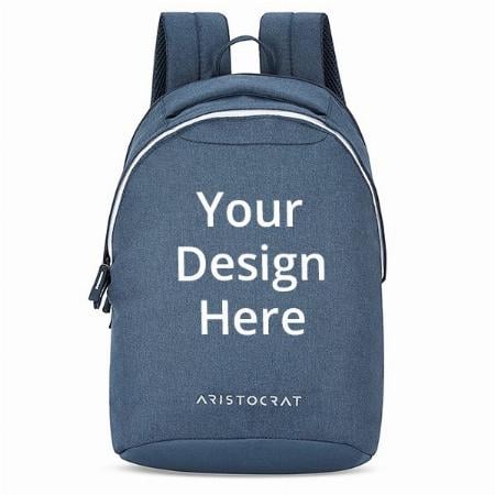 Blue Customized 20L Unisex Laptop Bag