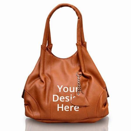 Tan Customized Women's Stylish Handbag