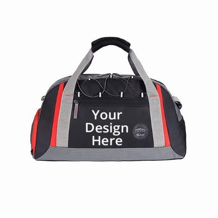 Black Customized Gear 29 Litres Gym Bag (Dimensions - 30"x 42"x 24")