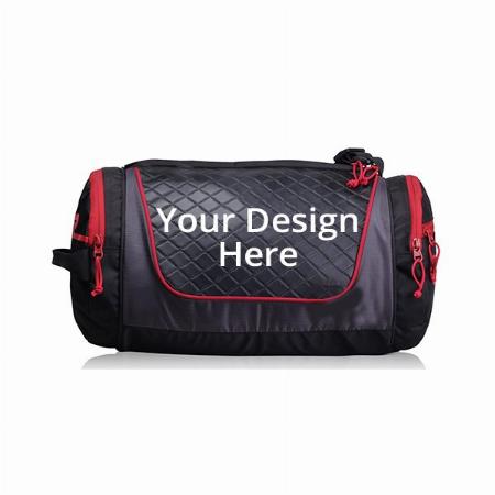 Red Black Customized F Gear Astir Polyester 18 Litres Gym Bag