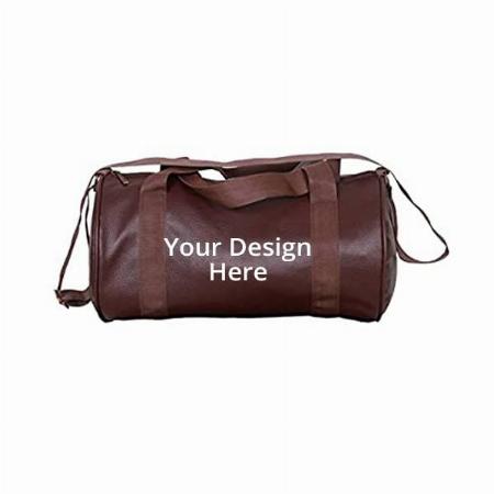 Brown Customized Stylish Gym Bag, Protein Shaker and Gym Glove with Wrist Support Combo