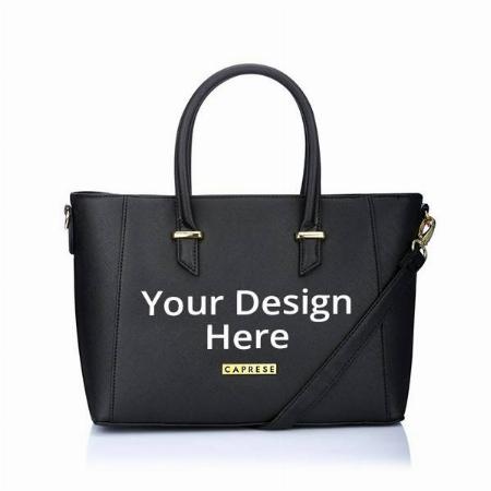 Charcoal Black Customized Caprese Women's Tote Bag